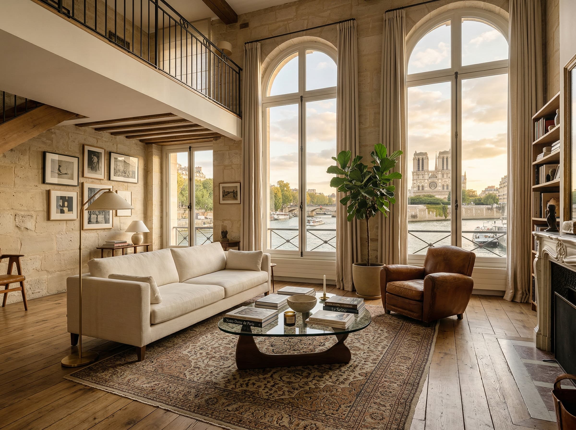 Vue sur la Seine depuis le duplex